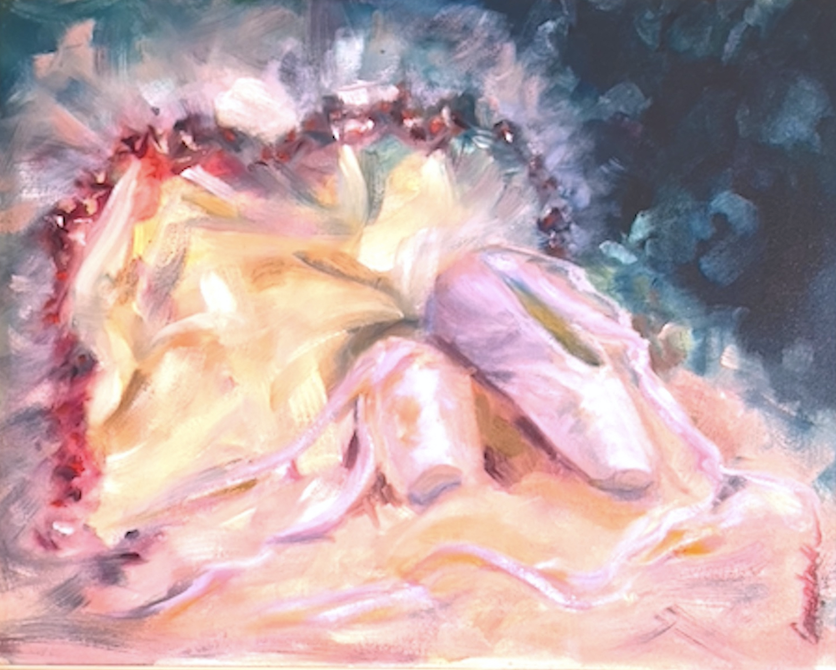 After the Ballet  - Oil on canvas