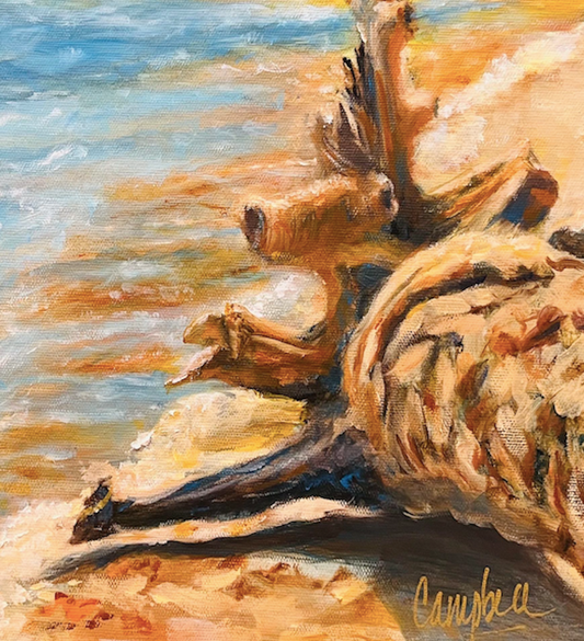 Gramma's Beach - Giclée Canvas Print