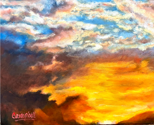 "His Mercies Are New Every Morning" (Lamentations 3:23-24) - Giclée Canvas Print