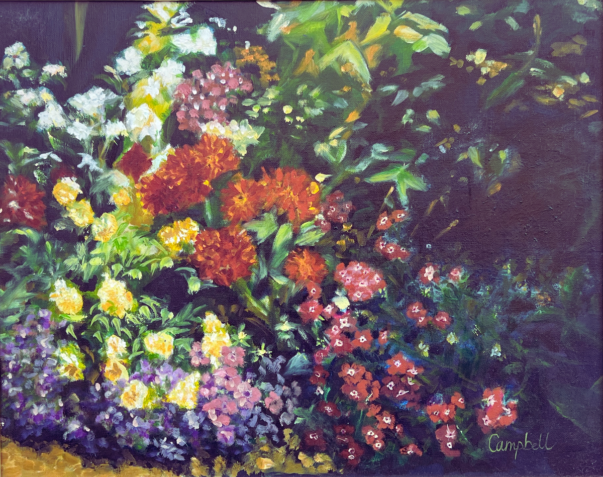 "Laguna Garden" - Oil on Canvas