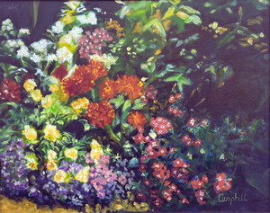 Laguna Garden - Oil on canvas