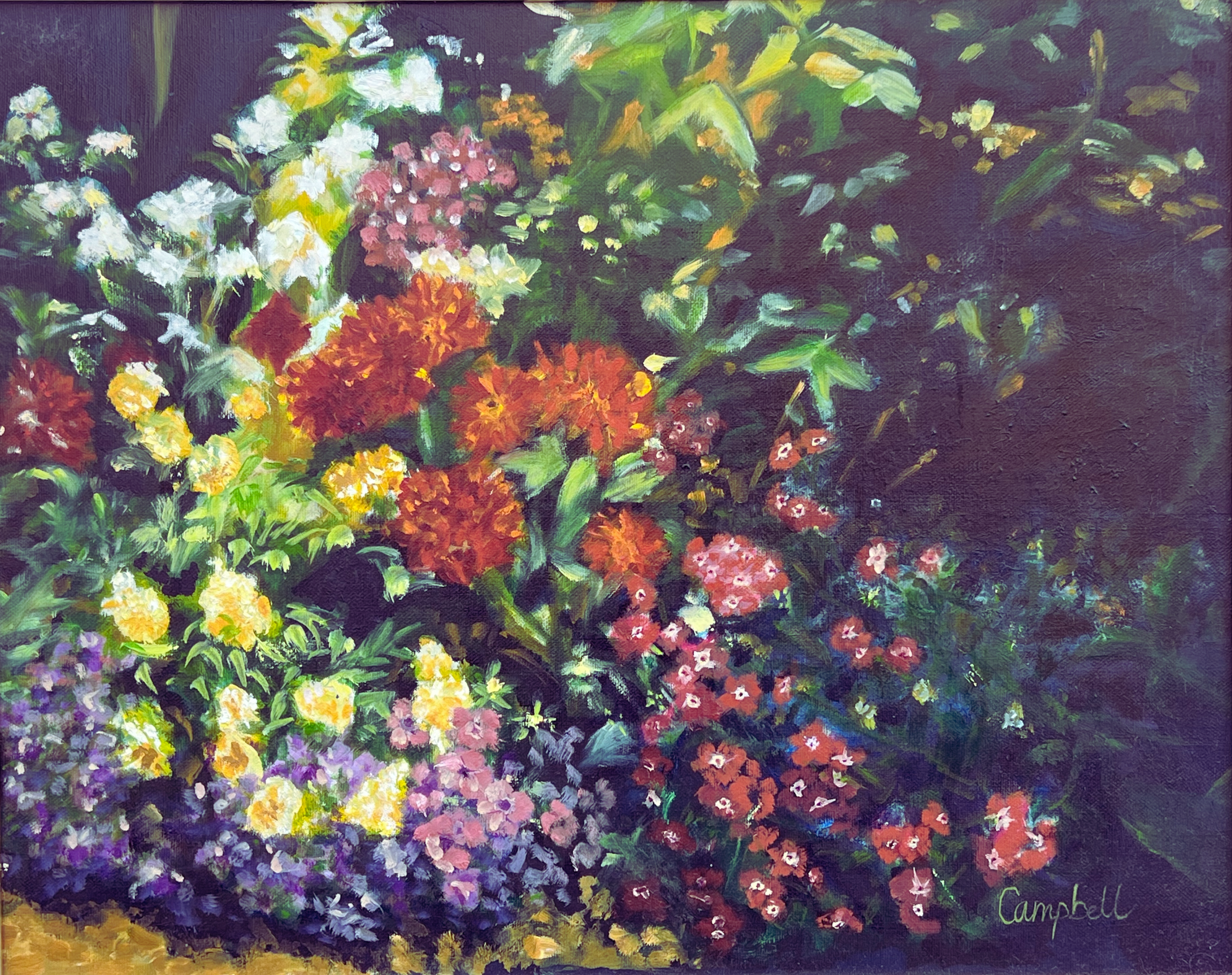 Laguna Garden - Oil on canvas