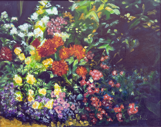 "Laguna Garden" - Oil on Canvas